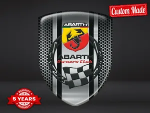 Fiat Abarth Logos Silicona Auto Pro Máximo Resistente Elegante